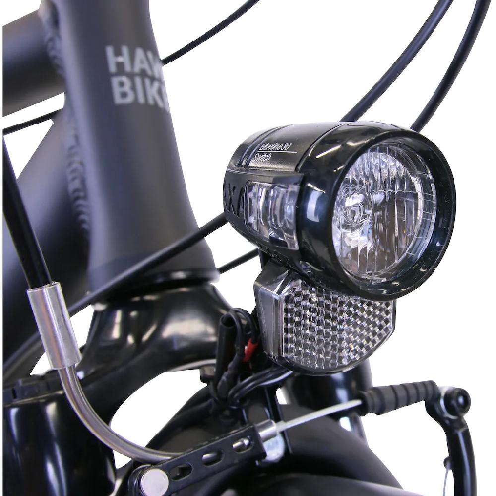 HAWK Bikes Trekkingrad »HAWK Trekking Gent Premium Plus Black« 24 Gang microSHIFT auf Rechnung Meist gekauft