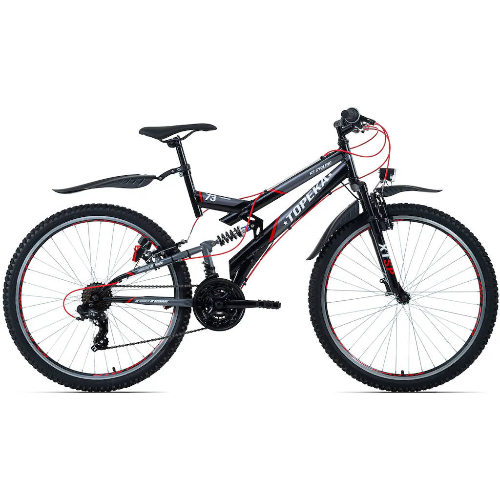 KS Cycling Mountainbike »Topeka« 21 Gang Shimano Tourney Schaltwerk Kettenschaltung für Damen und Herren Kettenschaltung auf Rechnung online bestellen