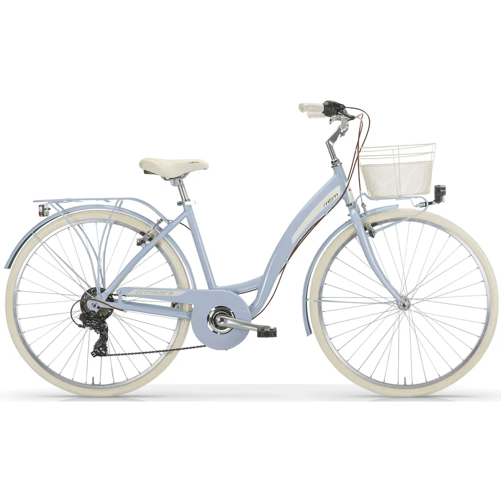 MBM Cityrad »NEW Primavera« 6 Gang Shimano TY300 Schaltwerk Kettenschaltung für Damen Kettenschaltung