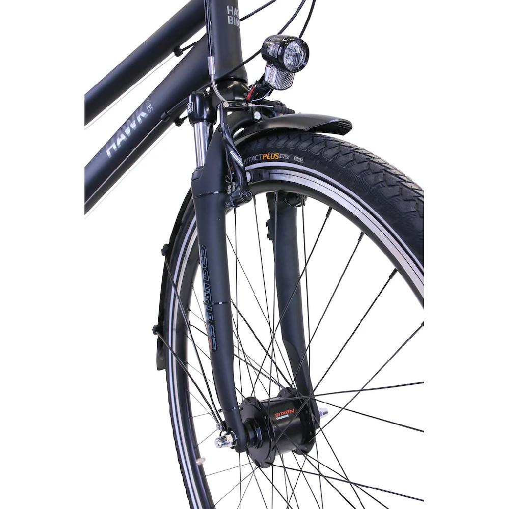 HAWK Bikes Trekkingrad »Trekking Lady Premium Black« 24 Gang microSHIFT für Damen und Herren auf Raten Rabatt