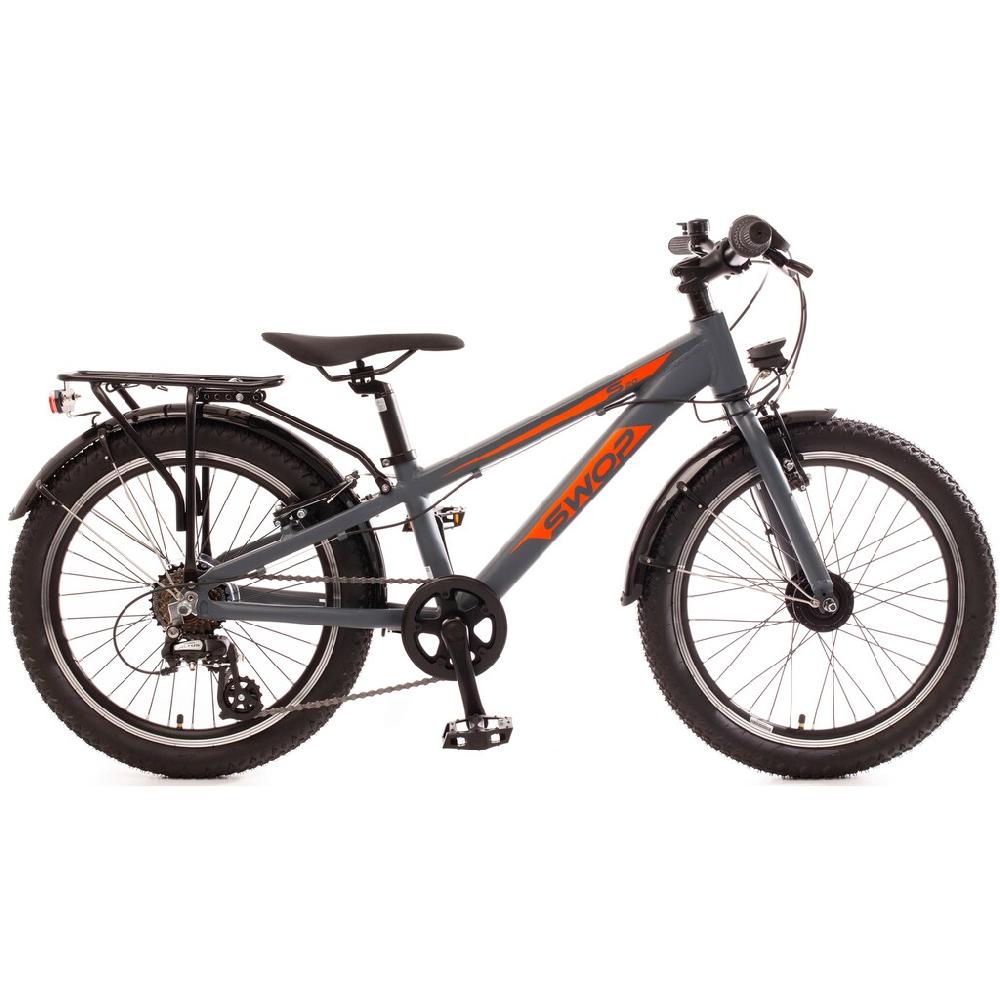 Bachtenkirch ATB »20" "SWOP" Jugendfahrrad matt-grau« 7 Gang Shimano Altus Schaltwerk Kettenschaltung