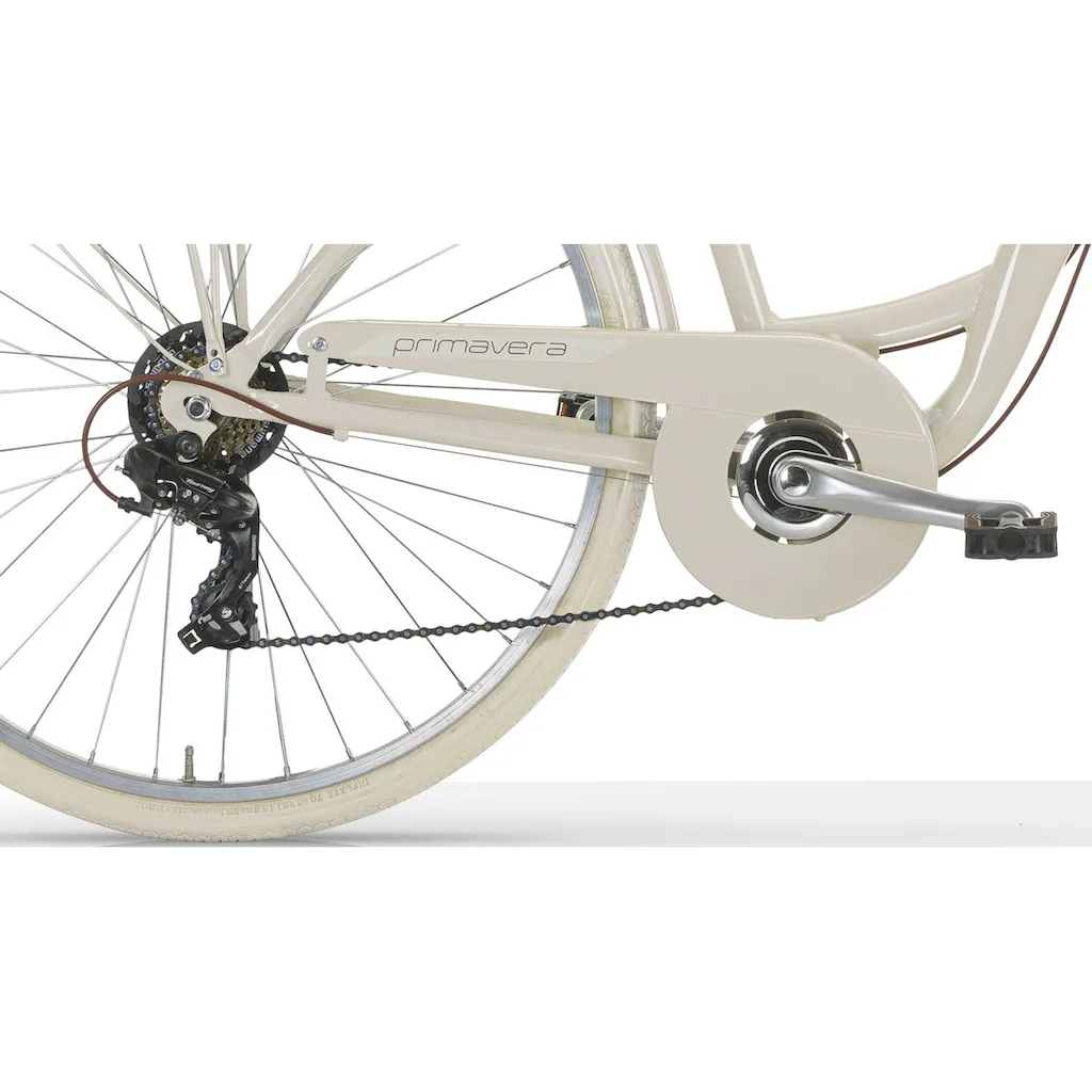 MBM Cityrad »NEW Primavera« 6 Gang Shimano TY300 Schaltwerk Kettenschaltung für Damen Kettenschaltung Flash Sale