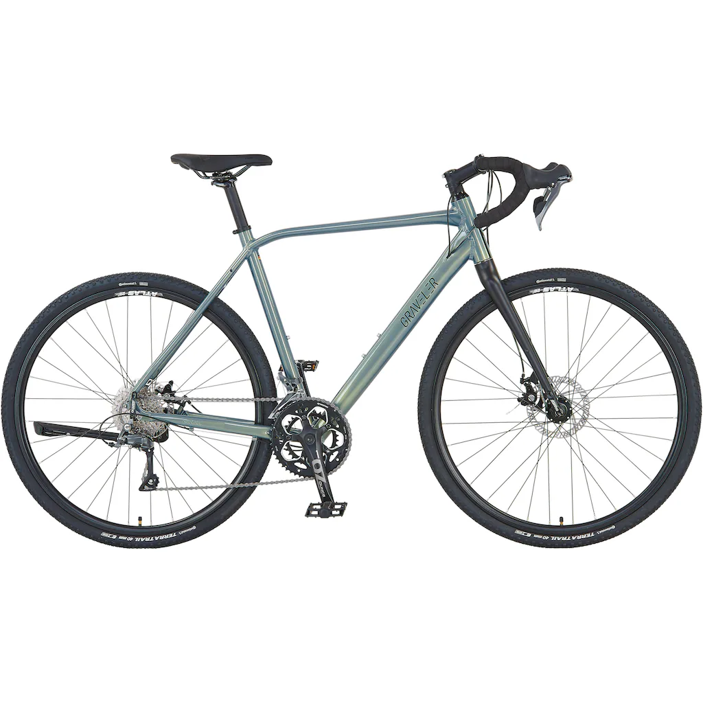Prophete Gravelbike »Graveler« 16 Gang Shimano Claris Schaltwerk Kettenschaltung