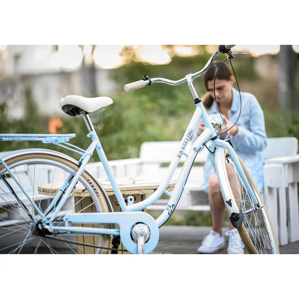 KS Cycling Cityrad »Casino« 6 Gang Shimano Tourney Schaltwerk Kettenschaltung für Damen Kettenschaltung Cyber Monday