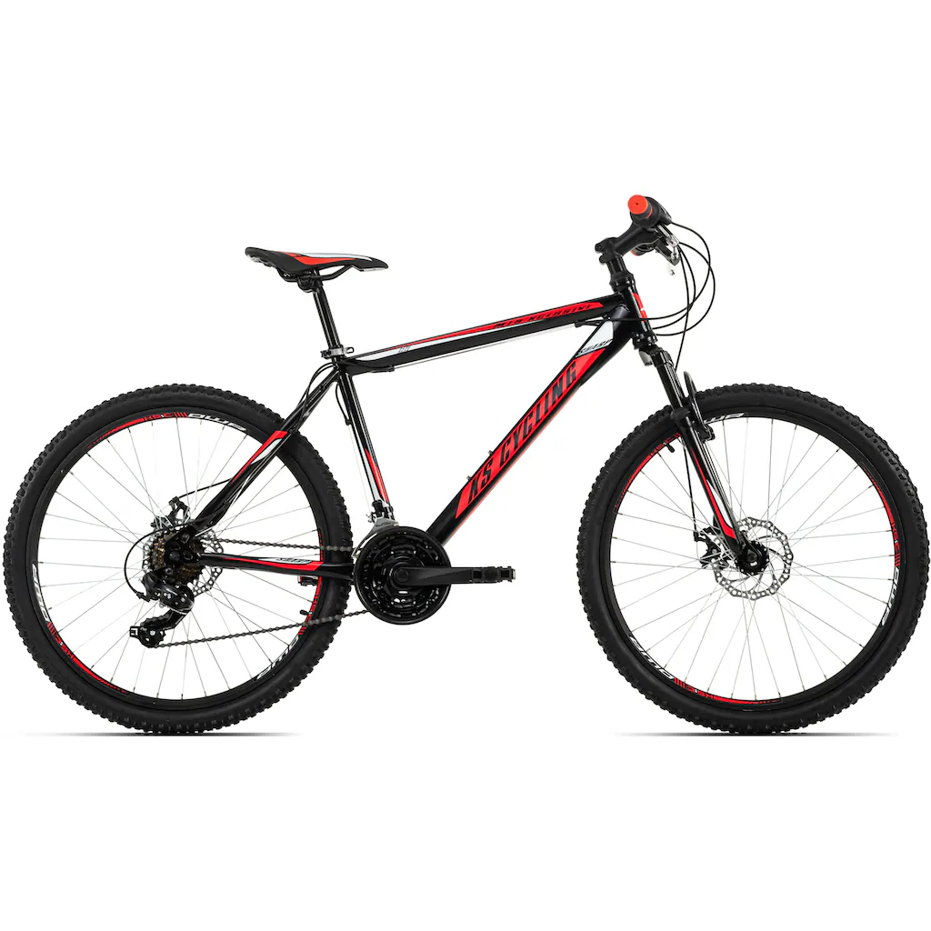 KS Cycling Mountainbike »Sharp« 21 Gang Shimano Tourney Schaltwerk Kettenschaltung für Herren Kettenschaltung