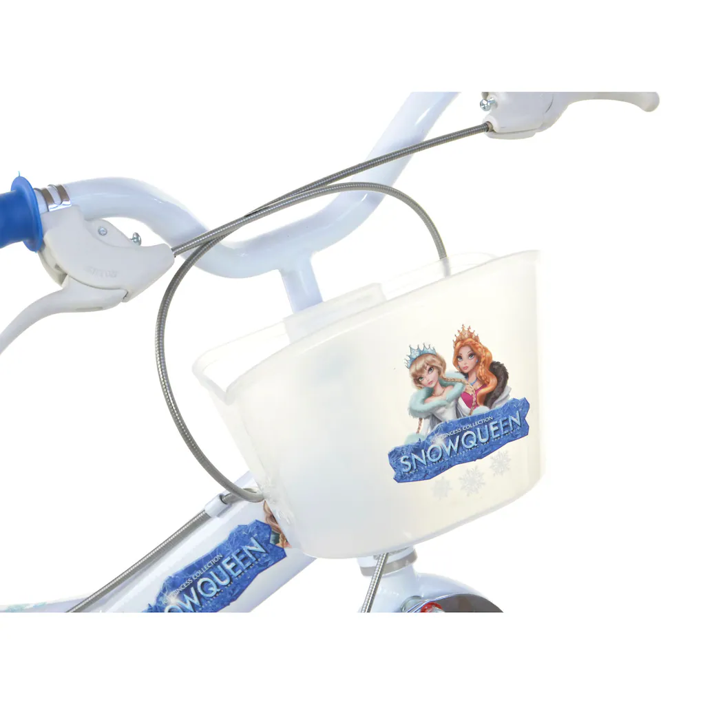 Dino Kinderfahrrad »Snow Queen Eiskönigin« 1 Gang mit Stützrädern Korb und Puppensitz auf Rechnung online bestellen Jubiläumsangebot