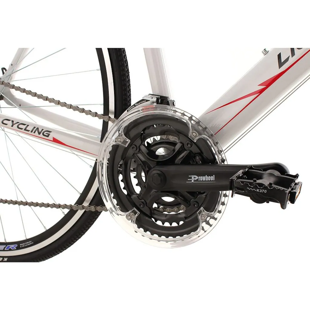 KS Cycling Fitnessbike »Lightspeed« 21 Gang Shimano Tourney RD-TX 35 Schaltwerk Kettenschaltung für Damen und Herren Kettenschaltung auf Raten Exklusive Angebote