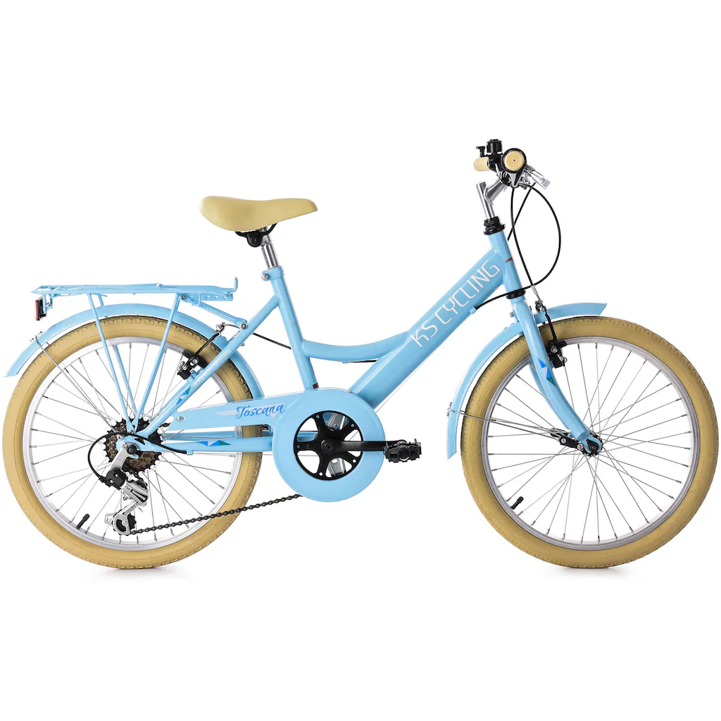 KS Cycling Jugendfahrrad »Toscana« 6 Gang Shimano Tourney Schaltwerk Kettenschaltung für Damen und Herren Kettenschaltung
