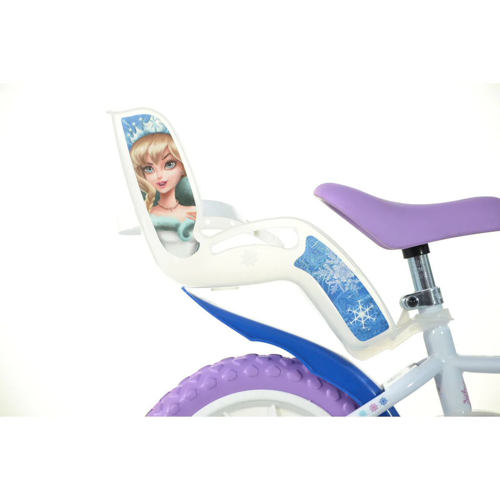 Dino Kinderfahrrad »Snow Queen Eiskönigin 12 Zoll« 1 Gang mit Stützrädern Korb und Puppensitz auf Rechnung online bestellen Sonderangebote