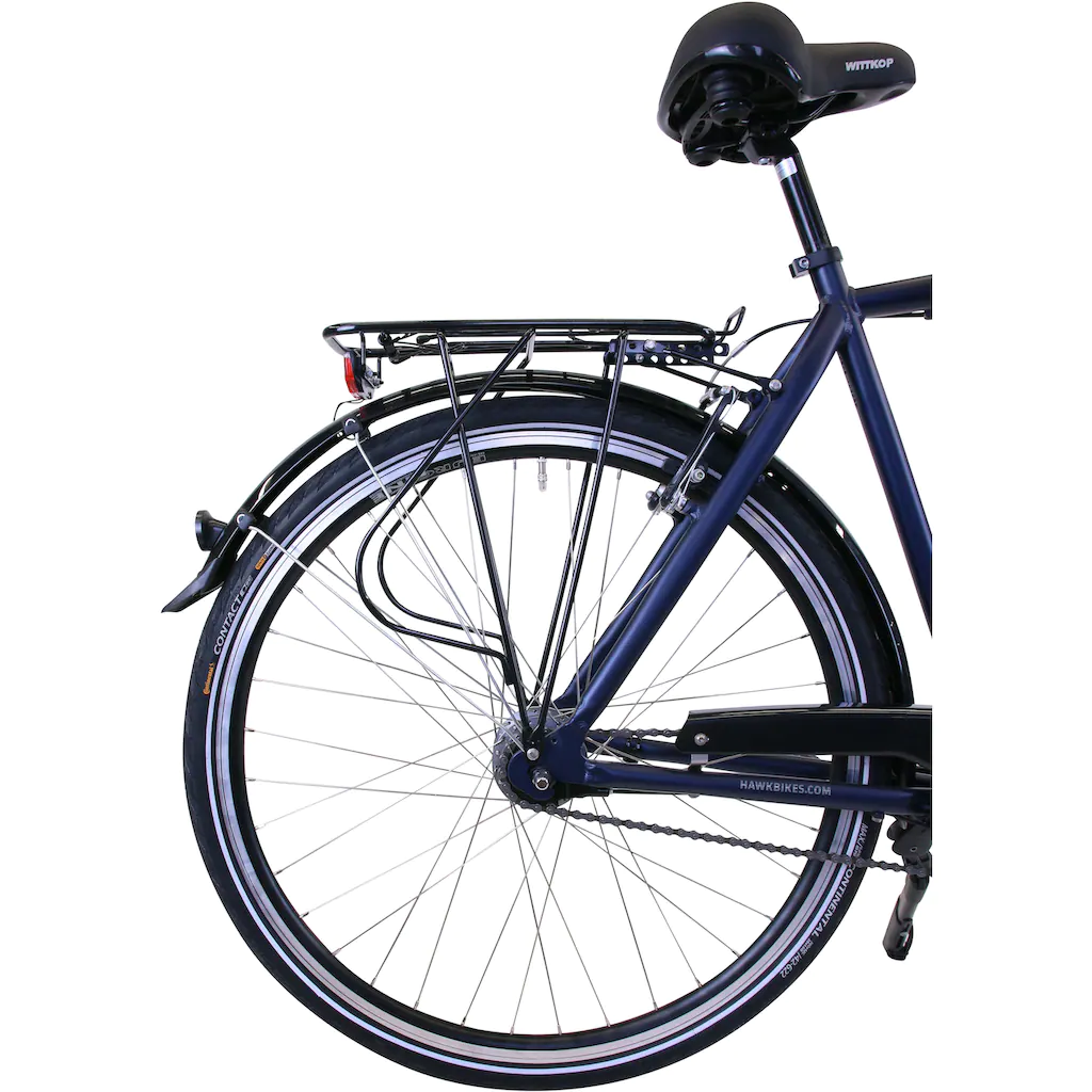 HAWK Bikes Cityrad »Gent Deluxe« 7 Gang Shimano Nabenschaltung für Herren Nabenschaltung auf Rechnung online bestellen Neueste Stile