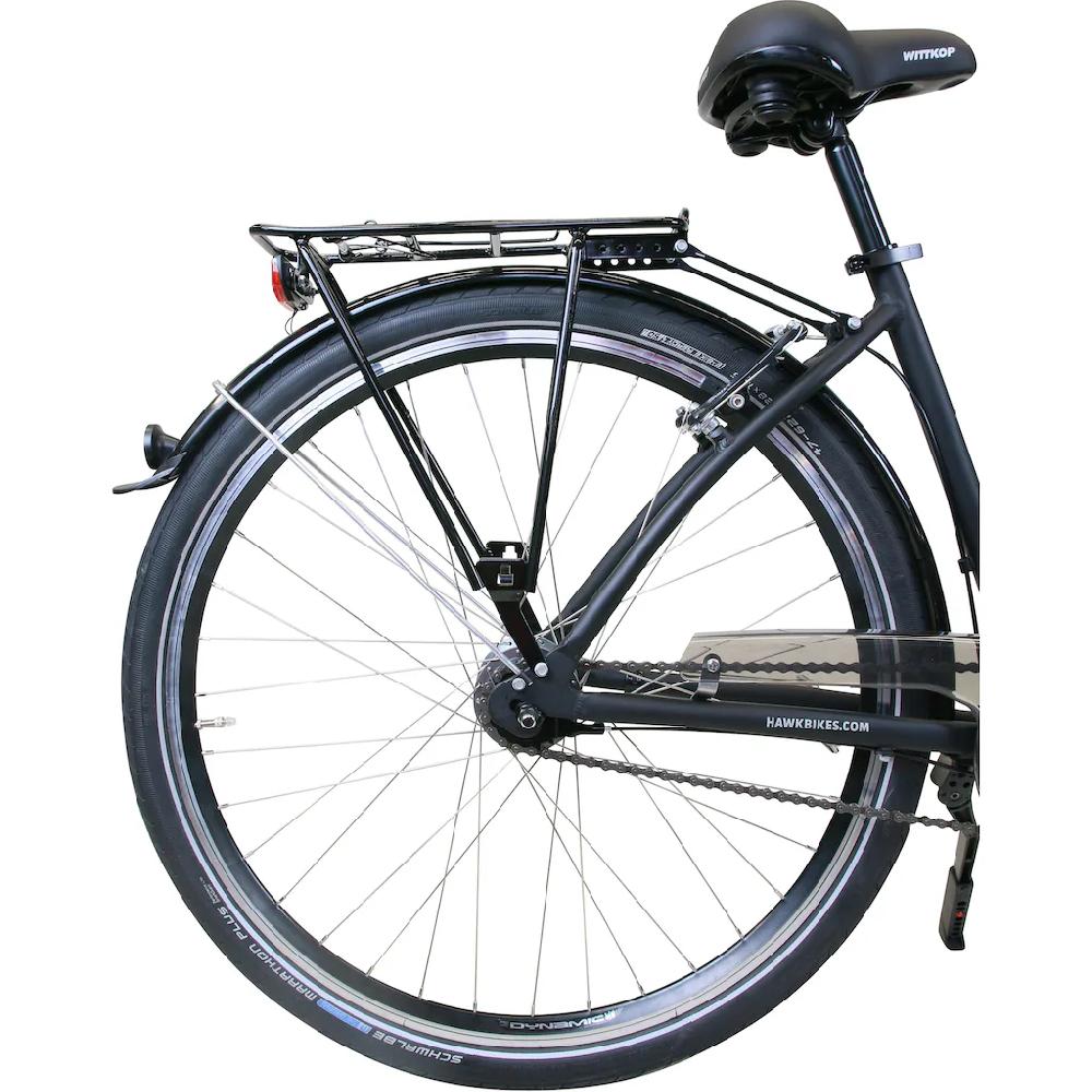 HAWK Bikes Cityrad »City Wave Easy Black« 7 Gang Shimano Nexus Schaltwerk für Damen und Herren auf Rechnung online kaufen Letzter Tag