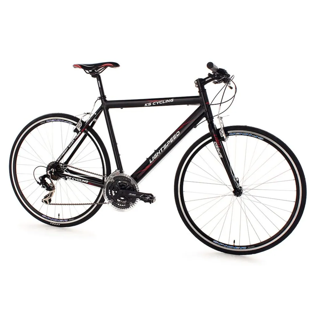 KS Cycling Fitnessbike »Lightspeed« 21 Gang Shimano Tourney RD-TX 35 Schaltwerk Kettenschaltung für Damen und Herren Kettenschaltung Bis zu 55% Rabatt