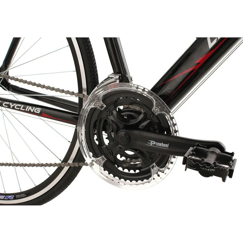 KS Cycling Fitnessbike »Lightspeed« 21 Gang Shimano Tourney RD-TX 35 Schaltwerk Kettenschaltung für Damen und Herren Kettenschaltung Bis zu 55% Rabatt