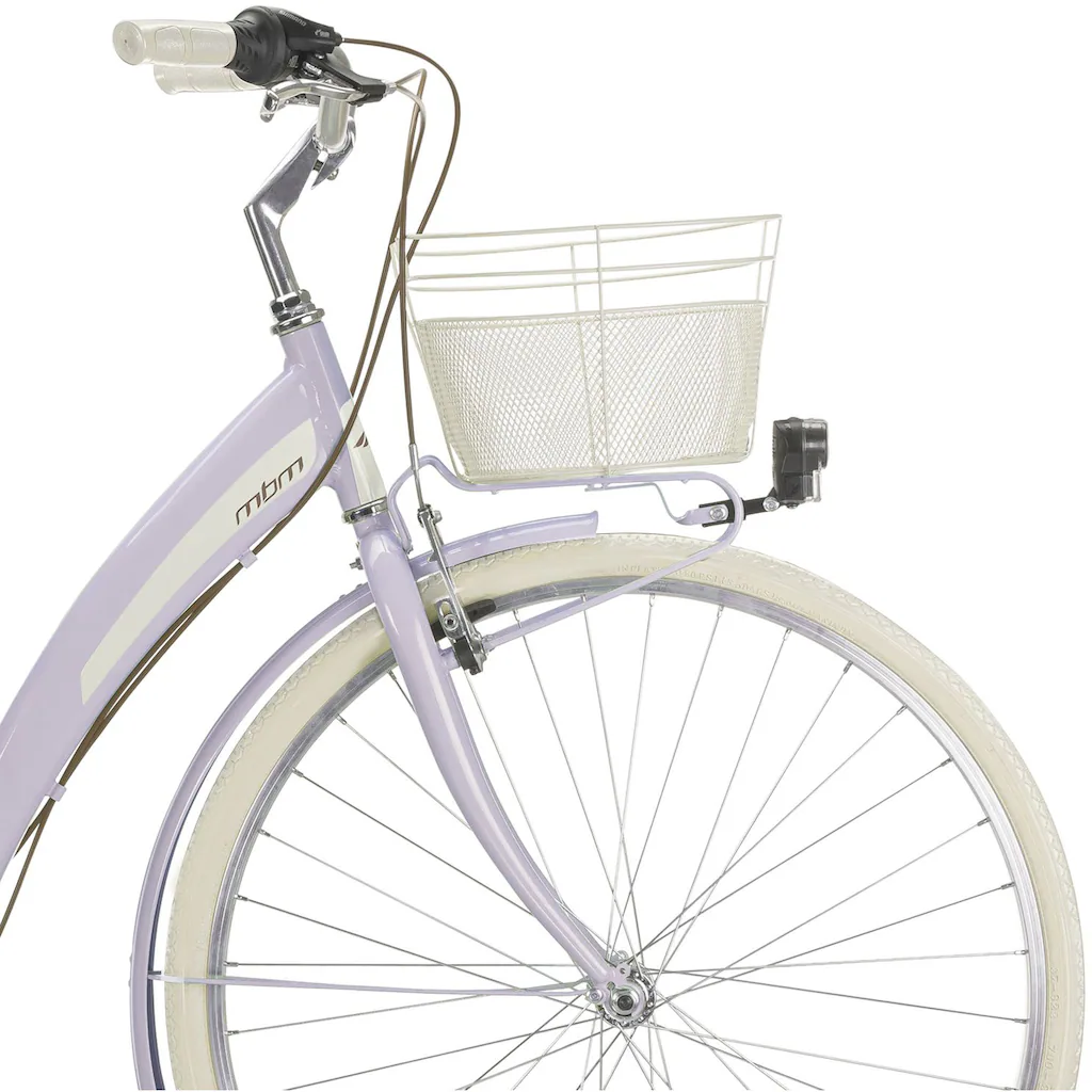 MBM Cityrad »NEW Primavera« 6 Gang Shimano TY300 Schaltwerk Kettenschaltung für Damen Kettenschaltung auf Rechnung bestellen Nur noch ein Tag übrig