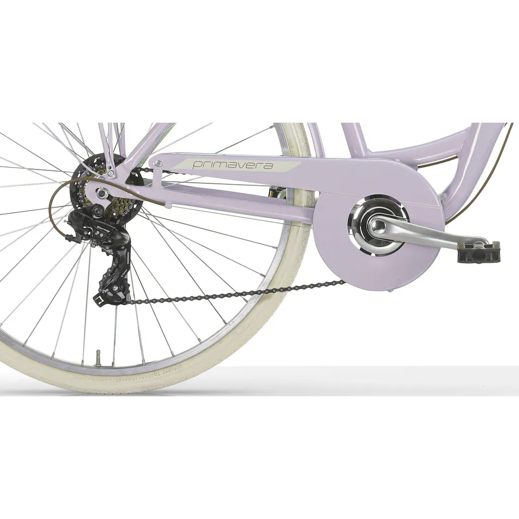 MBM Cityrad »NEW Primavera« 6 Gang Shimano TY300 Schaltwerk Kettenschaltung für Damen Kettenschaltung auf Rechnung bestellen Nur noch ein Tag übrig