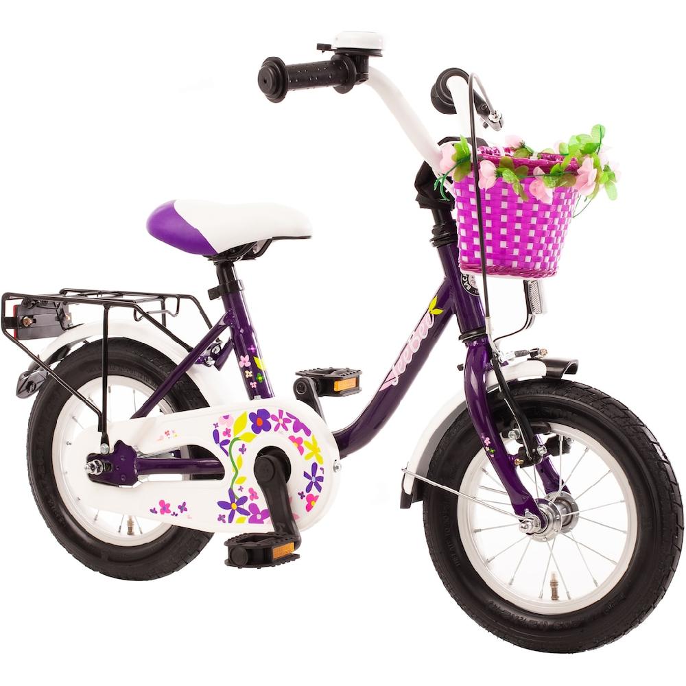 Bachtenkirch Kinderfahrrad »"Jee Bee" lila« 1 Gang ohne Schaltung Kostenloser Versand international