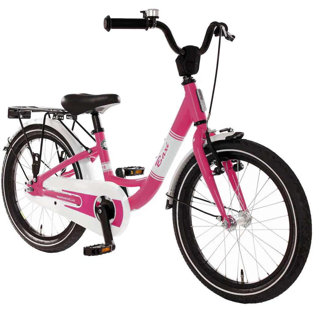 Bachtenkirch Kinderfahrrad »18" Baxi - pink« 1 Gang ohne Schaltung (Packung) Alu Kinderfahrrad mit Vollausstattung erhältlich in 14/16/18 Zoll auf Rechnung online bestellen Fabrikladen