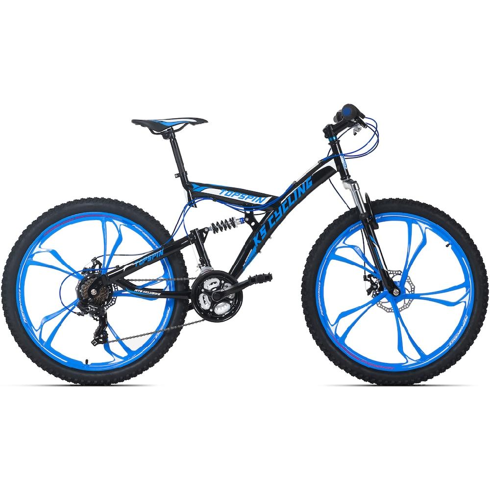 KS Cycling Mountainbike »Topspin« 21 Gang Shimano Tourney Schaltwerk Kettenschaltung für Herren Kettenschaltung auf Rechnung bestellen
