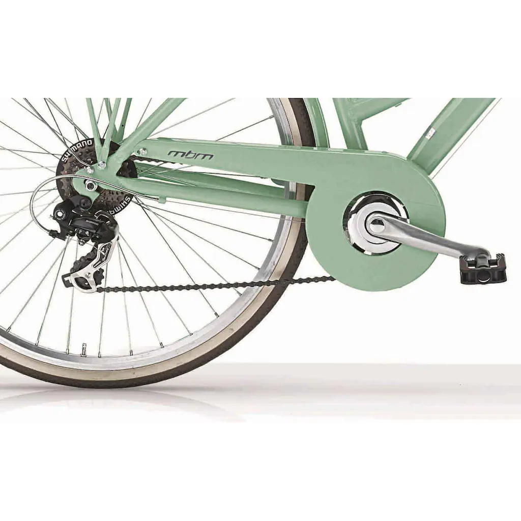 MBM Trekkingrad »New Boulevard« 18 Gang Shimano TY300 Schaltwerk Kettenschaltung für Damen Kettenschaltung auf Rechnung online bestellen Blitzverkäufe