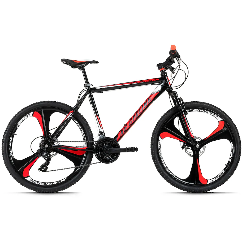 KS Cycling Mountainbike »Sharp« 21 Gang Shimano Tourney Schaltwerk Kettenschaltung für Damen und Herren Kettenschaltung