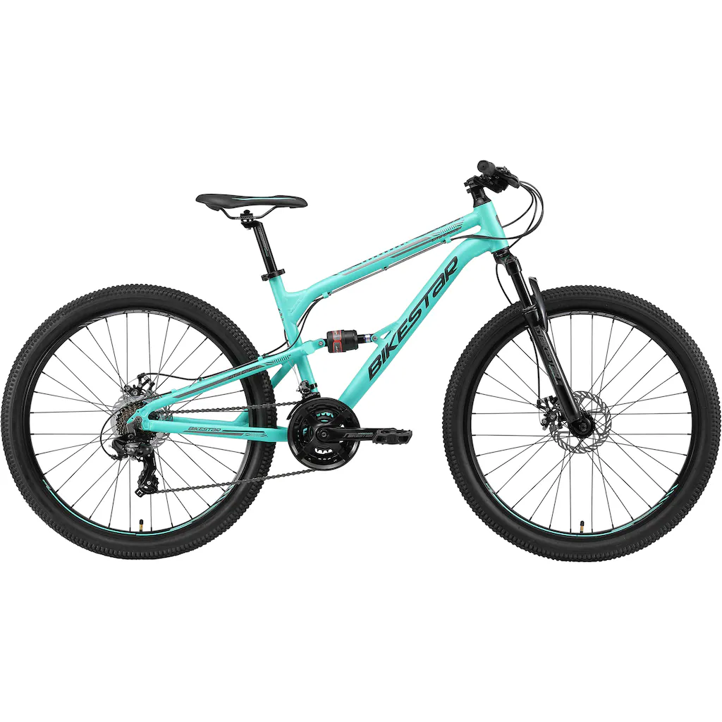 Bikestar Mountainbike 21 Gang Shimano RD-TY300 Schaltwerk Kettenschaltung für Damen und Herren Kettenschaltung Begrenztes Angebot
