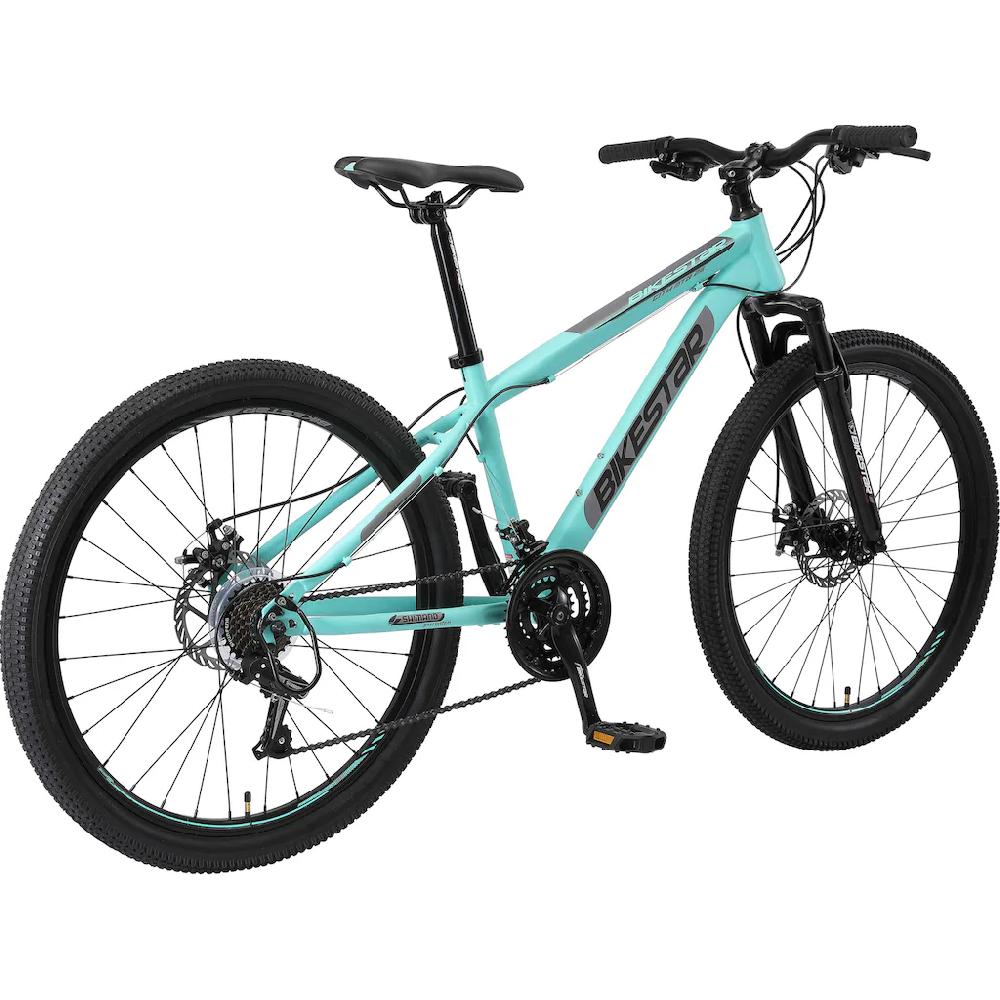 Bikestar Mountainbike 21 Gang Shimano RD-TY300 Schaltwerk Kettenschaltung für Damen und Herren Kettenschaltung auf Rechnung bestellen Top Angebot