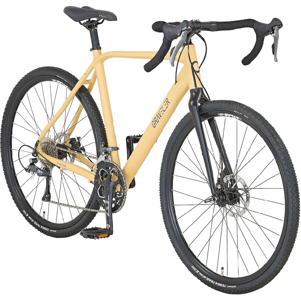 Prophete Gravelbike »Graveler« 16 Gang Shimano Claris Schaltwerk Kettenschaltung für Herren Kettenschaltung Große Rabatte
