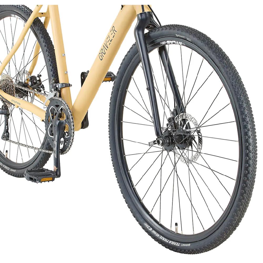 Prophete Gravelbike »Graveler« 16 Gang Shimano Claris Schaltwerk Kettenschaltung für Herren Kettenschaltung Große Rabatte