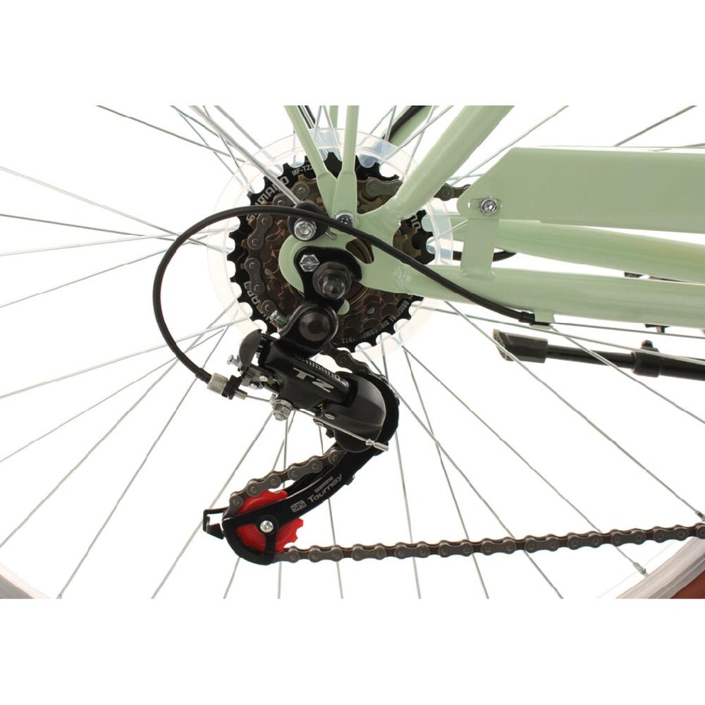 KS Cycling Cityrad »Eden« 6 Gang Shimano Tourney RD-TZ 50 Schaltwerk Kettenschaltung für Damen und Herren Kettenschaltung auf Rechnung Nur für heute