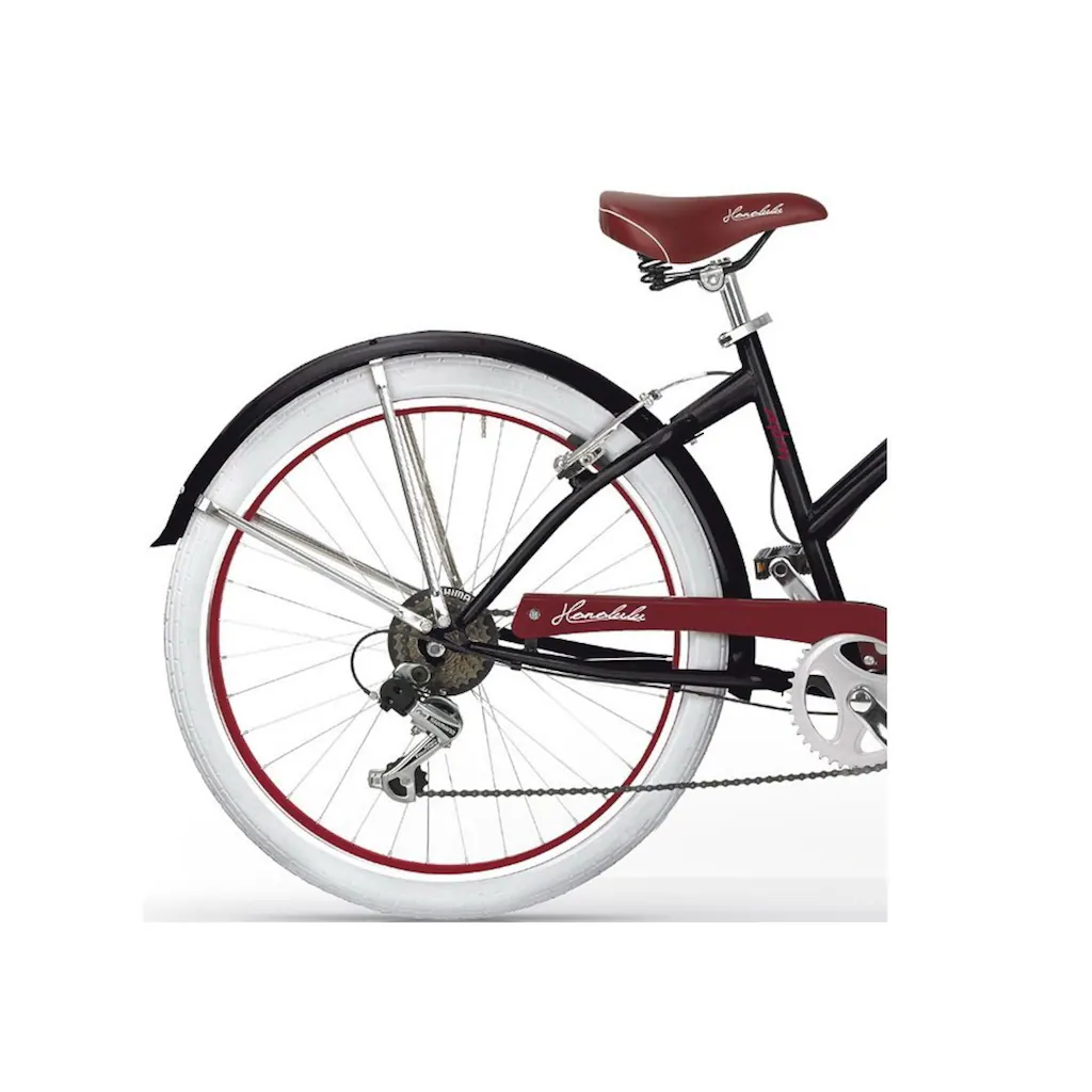MBM Cruiser »Honolulu Woman Mod. 125« 6 Gang Shimano Tourney Schaltwerk Kettenschaltung für Damen Kettenschaltung auf Rechnung bestellen Discount Store für neue Produkte