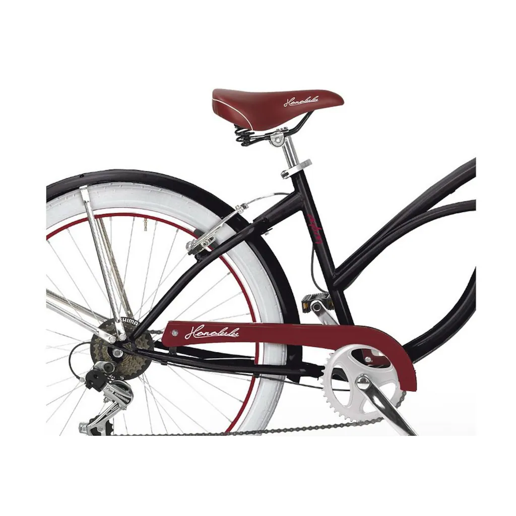 MBM Cruiser »Honolulu Woman Mod. 125« 6 Gang Shimano Tourney Schaltwerk Kettenschaltung für Damen Kettenschaltung auf Rechnung bestellen Discount Store für neue Produkte