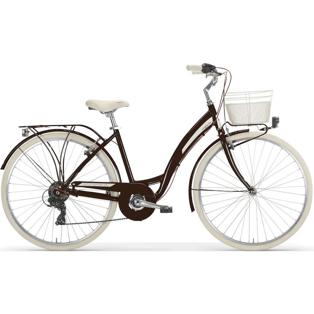 MBM Cityrad »NEW Primavera« 6 Gang Shimano TY300 Schaltwerk Kettenschaltung für Damen Kettenschaltung auf Rechnung Verkauf