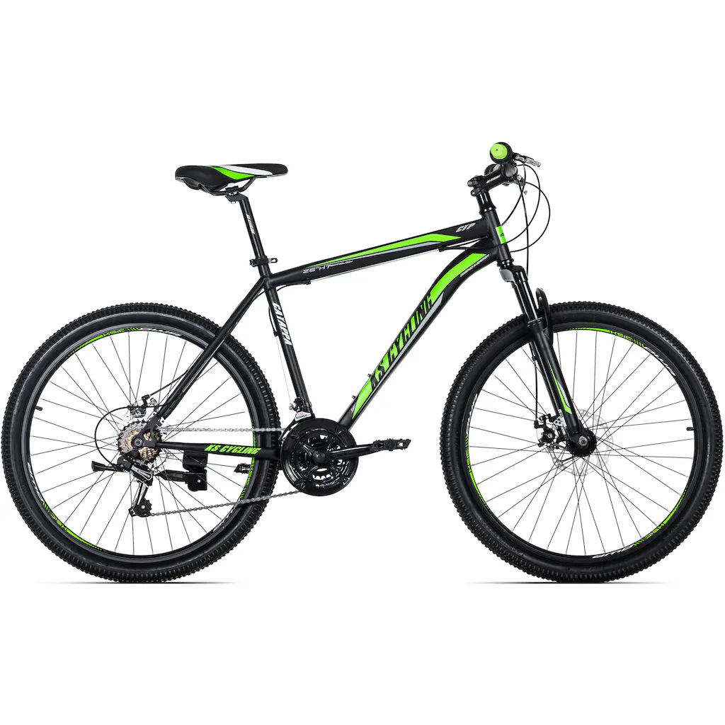 KS Cycling Mountainbike »Catappa« 21 Gang Shimano Tourney Schaltwerk Kettenschaltung für Damen und Herren Kettenschaltung