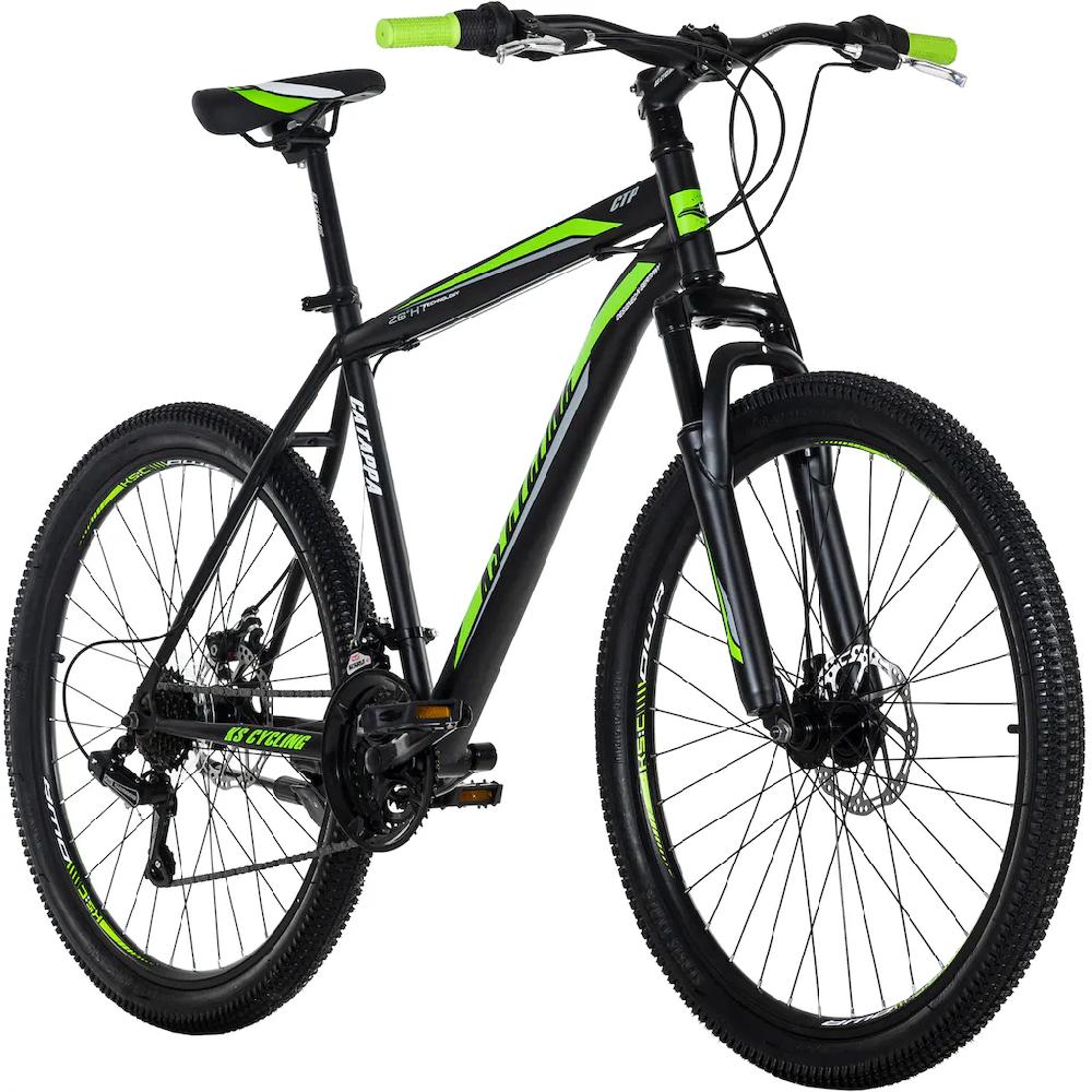 KS Cycling Mountainbike »Catappa« 21 Gang Shimano Tourney Schaltwerk Kettenschaltung für Damen und Herren Kettenschaltung Kostenloser Versand