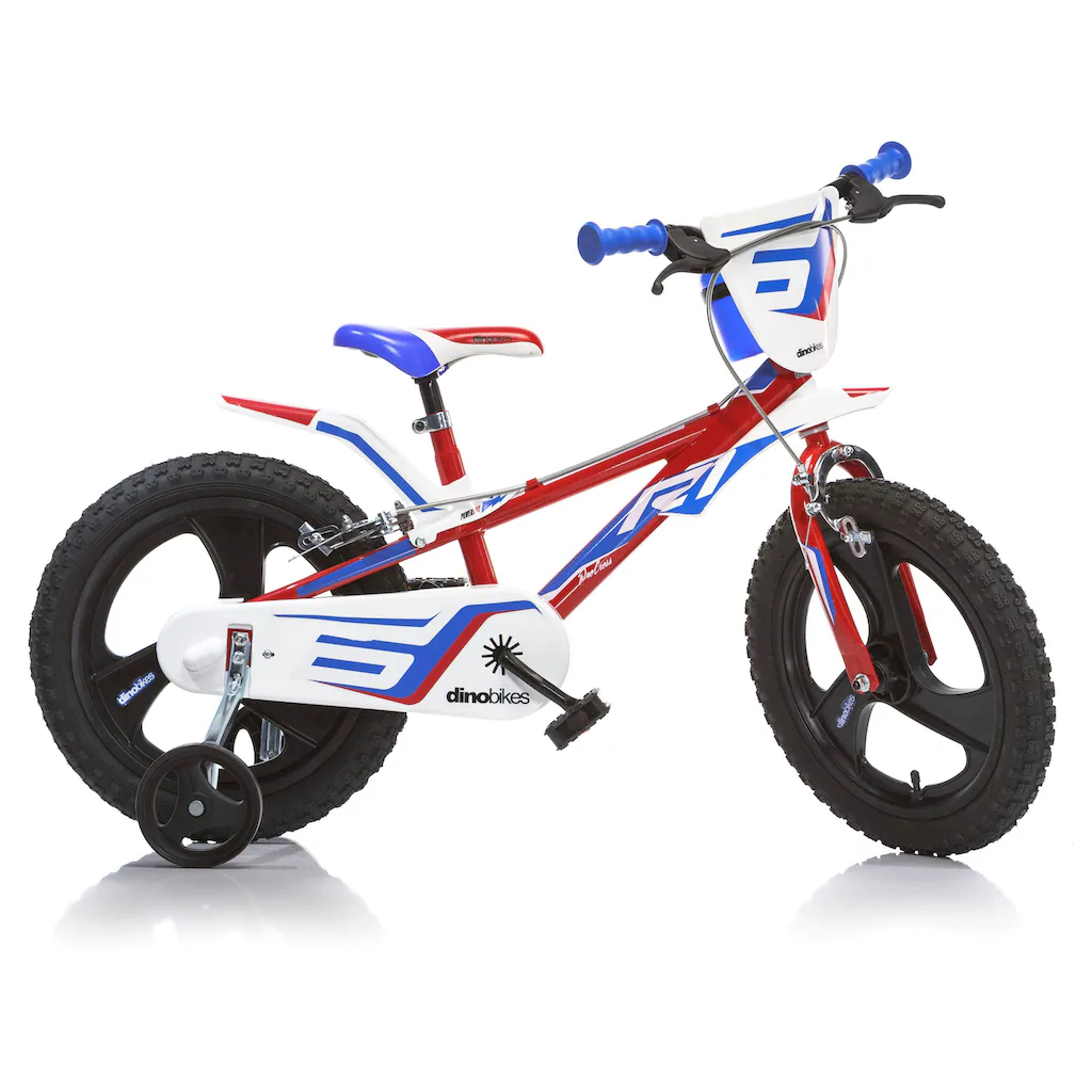 Dino Kinderfahrrad »Mountainbike« 1 Gang mit Stützrädern Frontschild und coolen Schutzblechen auf Rechnung online bestellen