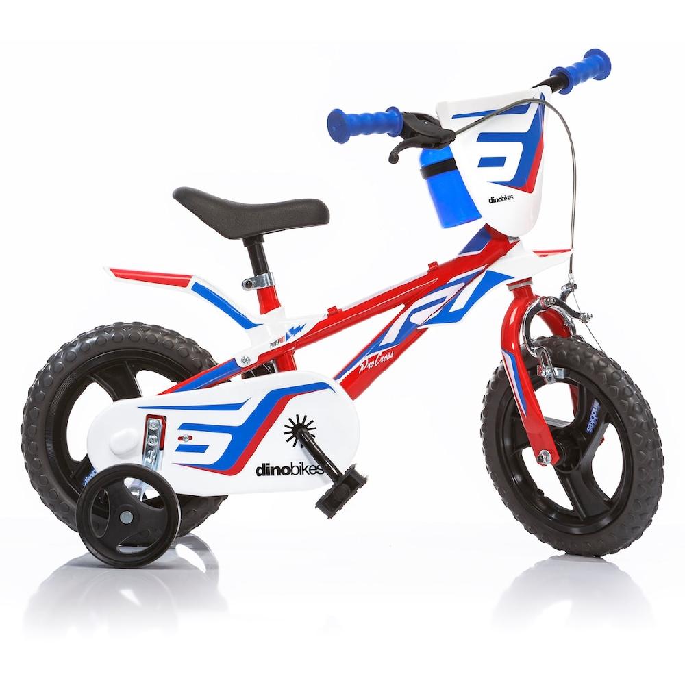 Dino Kinderfahrrad »Mountainbike 12 Zoll« 1 Gang mit Stützrädern Frontschild und coolen Schutzblechen