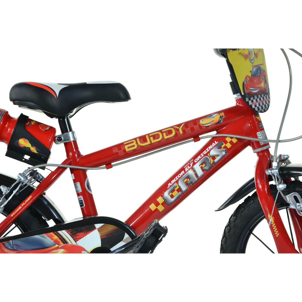 Dino Kinderfahrrad »Cars Buddy« 1 Gang mit Stützrädern Trinkflasche und Frontschild Neueste Stile