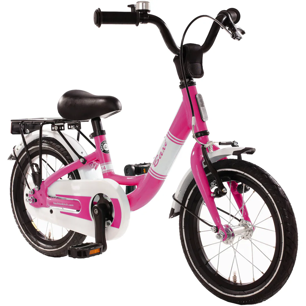 Bachtenkirch Kinderfahrrad »14" Baxi - pink« 1 Gang ohne Schaltung (Packung) Alu Kinderfahrrad mit Vollausstattung erhältlich in 14/16/18 Zoll auf Rechnung Schlussverkauf