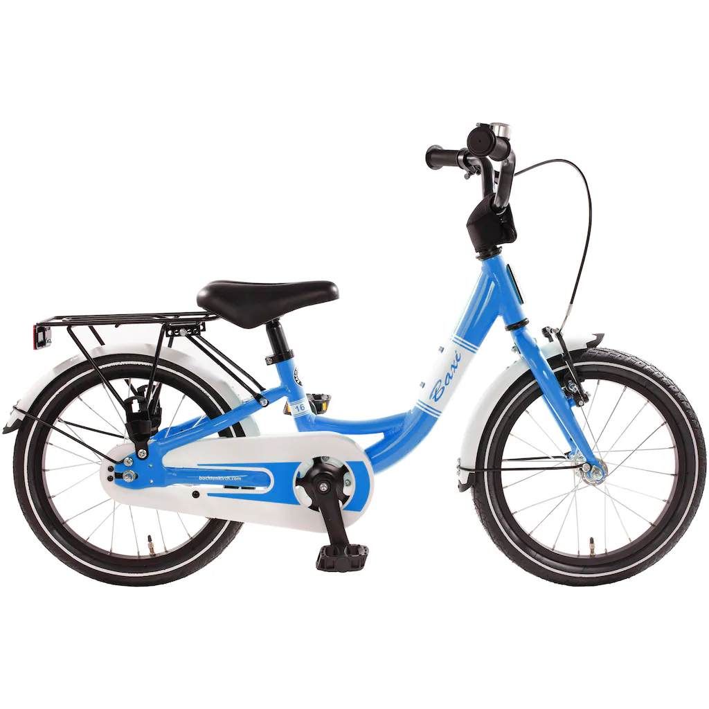 Bachtenkirch Kinderfahrrad »16" Baxi - blau« 1 Gang ohne Schaltung (Packung) Alu Kinderfahrrad mit Vollausstattung erhältlich in 14/16/18 Zoll