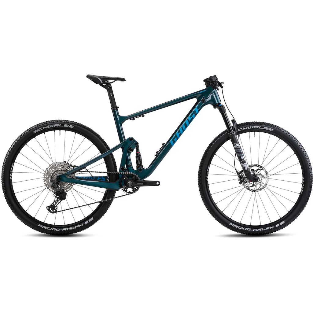 Ghost Mountainbike »Lector FS SF LC Essential« 12 Gang Shimano XT RD-M8100 Schaltwerk Kettenschaltung für Damen und Herren Kettenschaltung auf Raten
