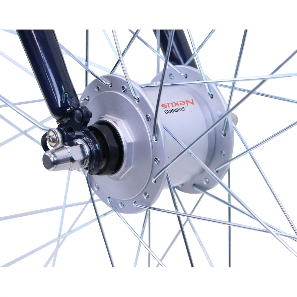 HAWK Bikes Cityrad »CityTrek Easy Blue Gent« 7 Gang Shimano Tourney Schaltwerk Kettenschaltung für Damen und Herren Kettenschaltung auf Raten Saisonale Angebote