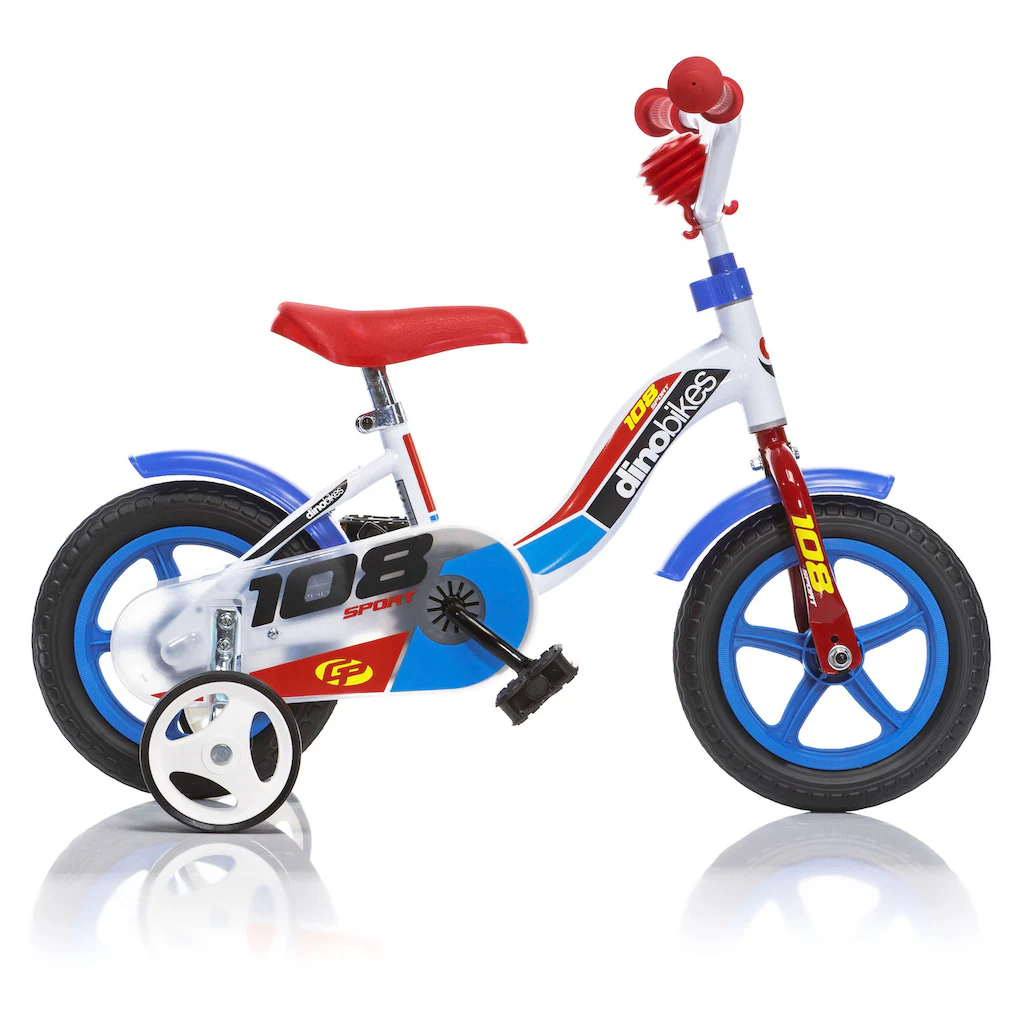 Dino Kinderfahrrad »Lernrad 10 Zoll« 1 Gang mit Stützrädern Hupe und Schutzblechen auf Rechnung