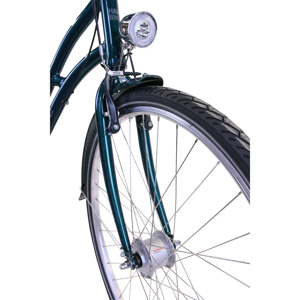 HAWK Bikes Cityrad »City Classic Joy British Green« 3 Gang Shimano Nexus Schaltwerk für Damen und Herren auf Raten JETZT KAUFEN