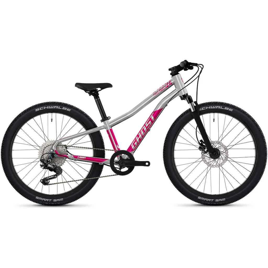 Ghost Mountainbike »Lanao 24 Full Party« 22 Gang Shimano Deore RD-M5100 Schaltwerk Kettenschaltung für Damen und Herren Kettenschaltung