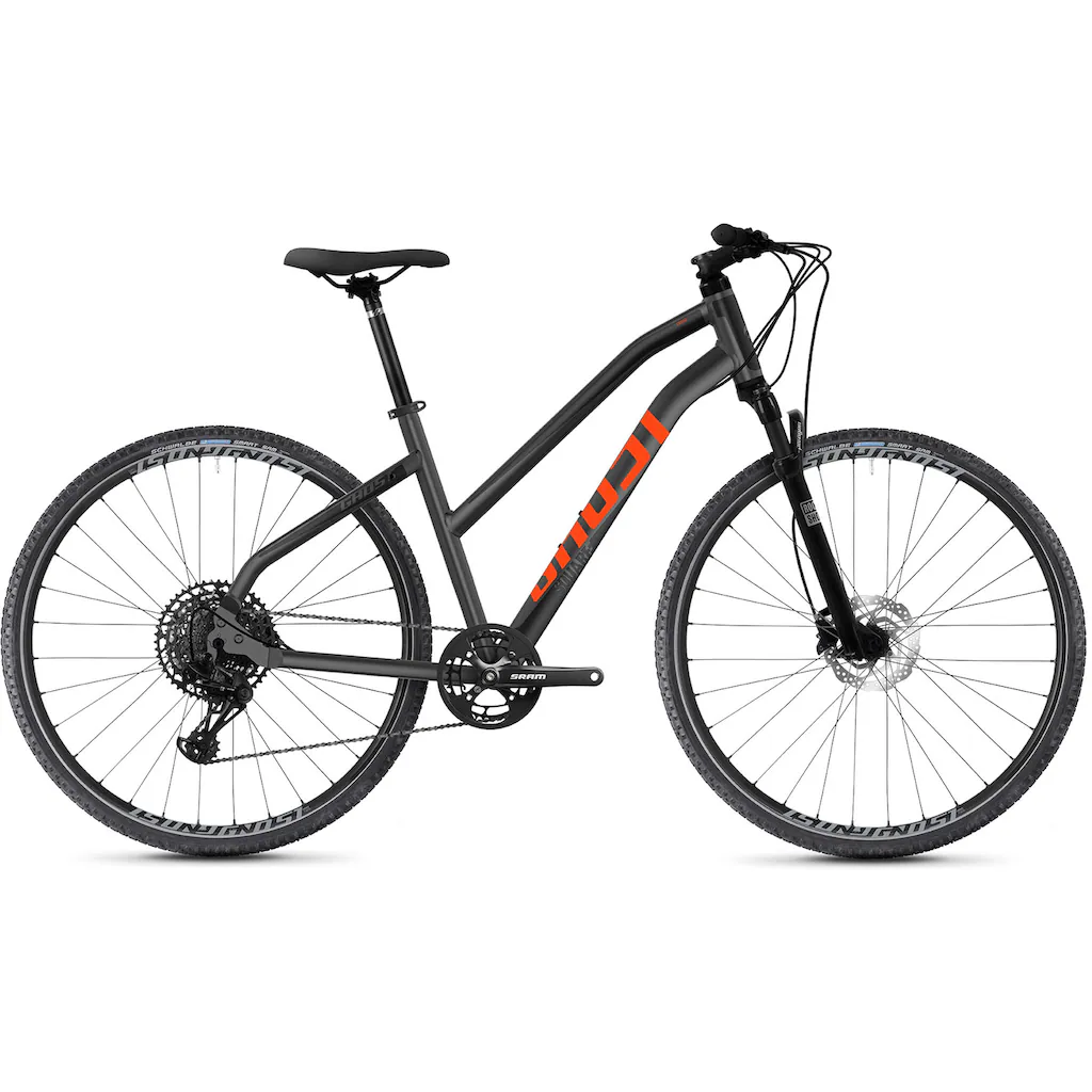 Ghost Fitnessbike »Square Cross Essential AL W« 12 Gang SRAM SX Eagle Schaltwerk Kettenschaltung für Damen und Herren Kettenschaltung auf Raten