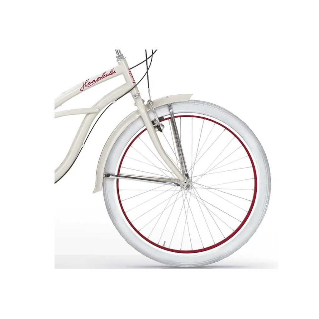 MBM Cruiser »Honolulu Woman Mod. 125« 6 Gang Shimano Tourney Schaltwerk Kettenschaltung für Damen und Herren Kettenschaltung auf Rechnung online kaufen Osterangebot