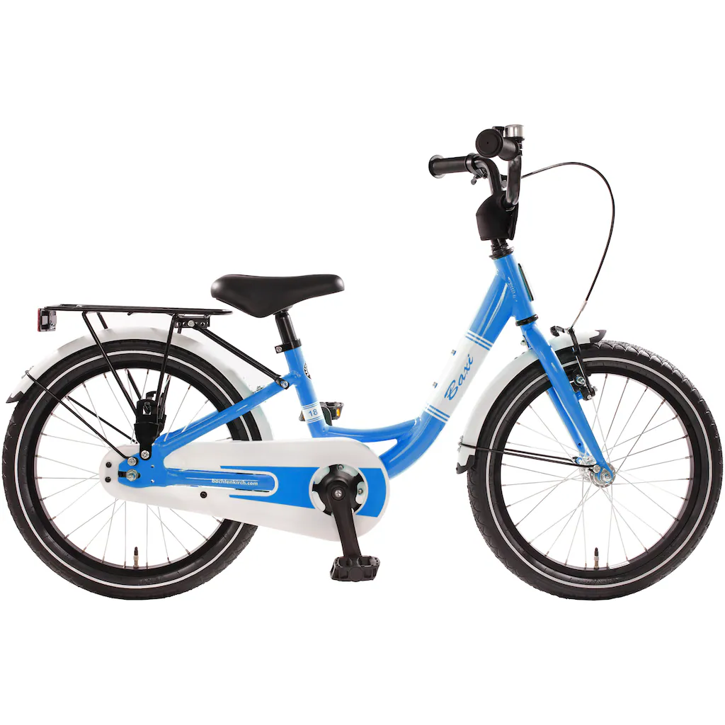 Bachtenkirch Kinderfahrrad »18" Baxi - blau« 1 Gang ohne Schaltung (Packung) Alu Kinderfahrrad mit Vollausstattung erhältlich in 14/16/18 Zoll auf Rechnung