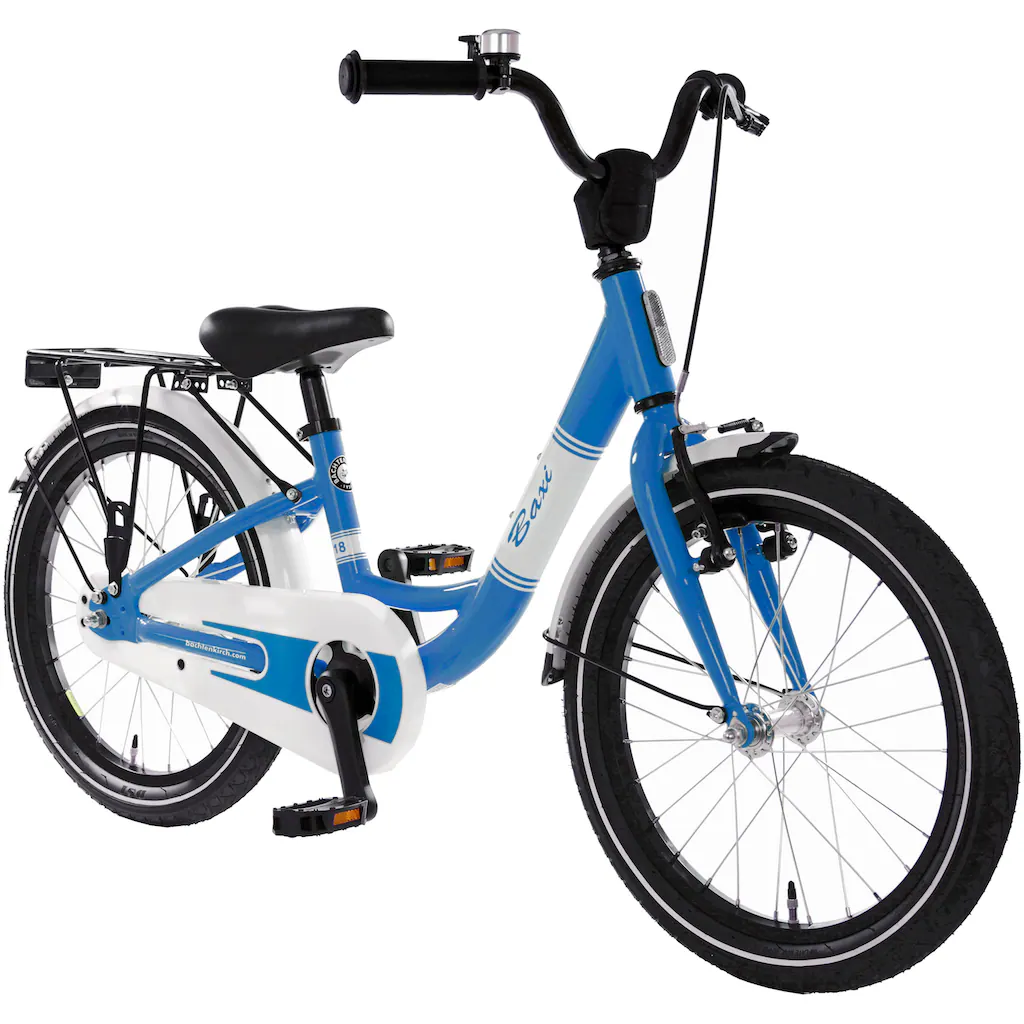 Bachtenkirch Kinderfahrrad »18" Baxi - blau« 1 Gang ohne Schaltung (Packung) Alu Kinderfahrrad mit Vollausstattung erhältlich in 14/16/18 Zoll auf Rechnung Auslauf