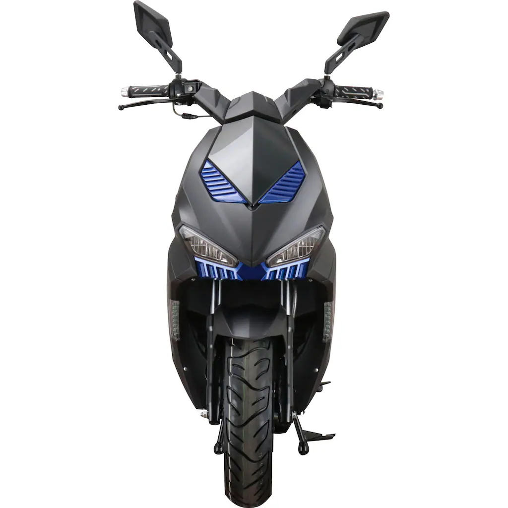 Alpha Motors Motorroller »SHARK« 50 cm³ 45 km/h Euro 5 3 PS mit integr. Alarmanlage Keyless-System und USB-Anschluss auf Rechnung Zeitlich begrenztes Angebot