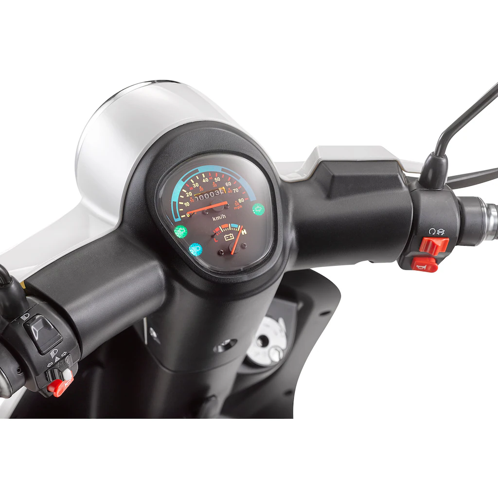 Luxxon E-Motorroller »E3000« bis zu 55 km Reichweite mit Straßenzul. 2 Sitzplätze Große Rabatte